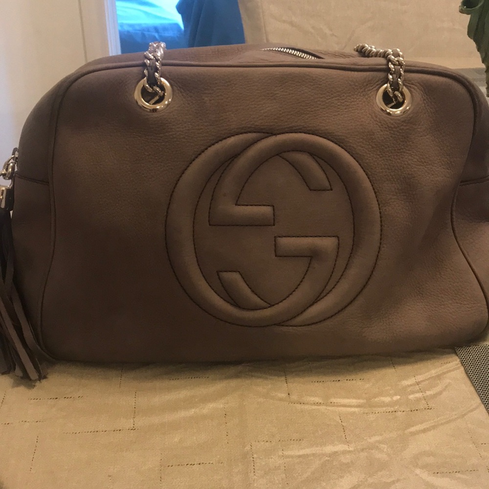 Authentic Gucci Nubuck bag